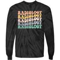 Radiology Radiologic Technologist Xray Tech Tie-Dye Long Sleeve Shirt