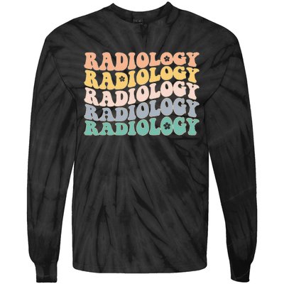 Radiology Radiologic Technologist Xray Tech Tie-Dye Long Sleeve Shirt