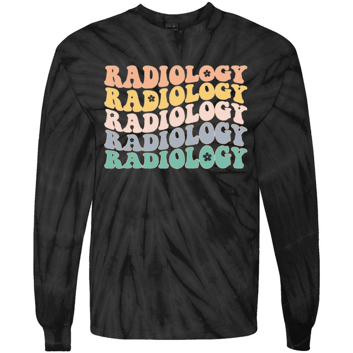 Radiology Radiologic Technologist Xray Tech Tie-Dye Long Sleeve Shirt