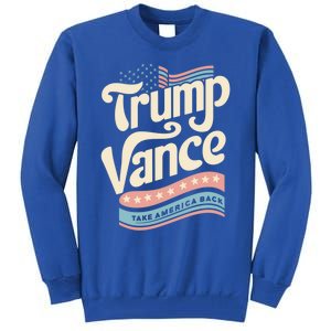 Red Retro Trump Vance Design Great Gift Tall Sweatshirt