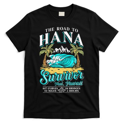 RJC Road to Hana Survivor Maui Hawaii Trip Adventure T-Shirt