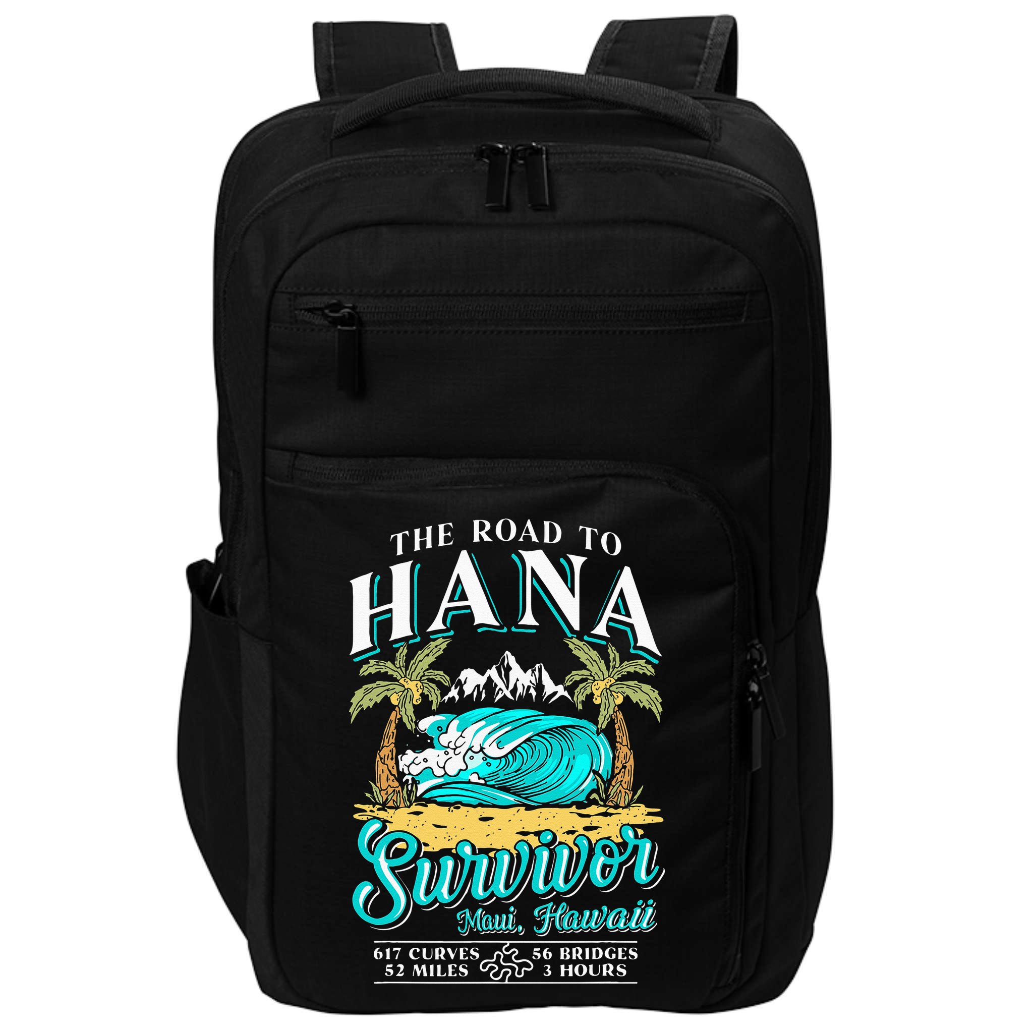 RJC Road to Hana Survivor Maui Hawaii Trip Adventure Impact Tech Backpack