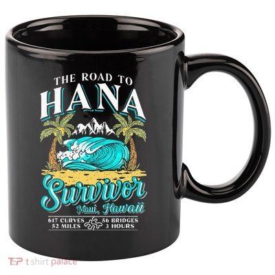 RJC Road to Hana Survivor Maui Hawaii Trip Adventure 11oz C Handle Ceramic Mug