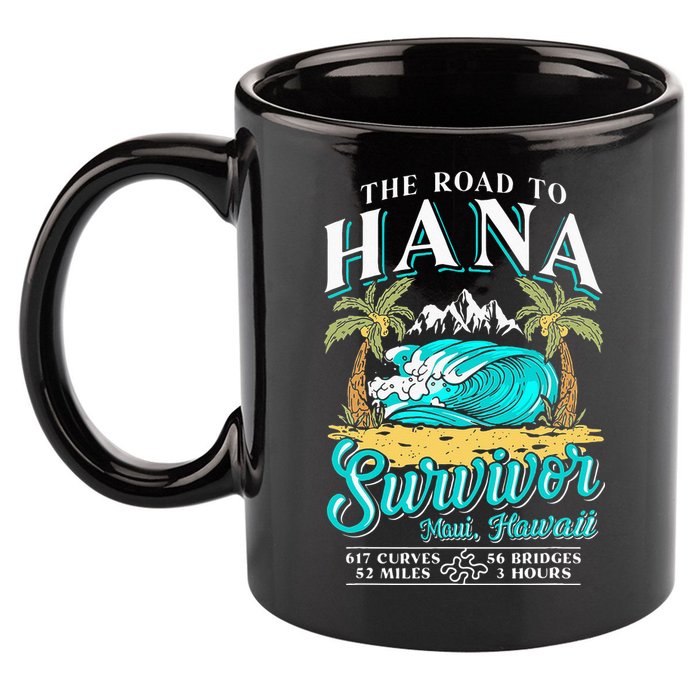 RJC Road to Hana Survivor Maui Hawaii Trip Adventure 11oz C Handle Ceramic Mug