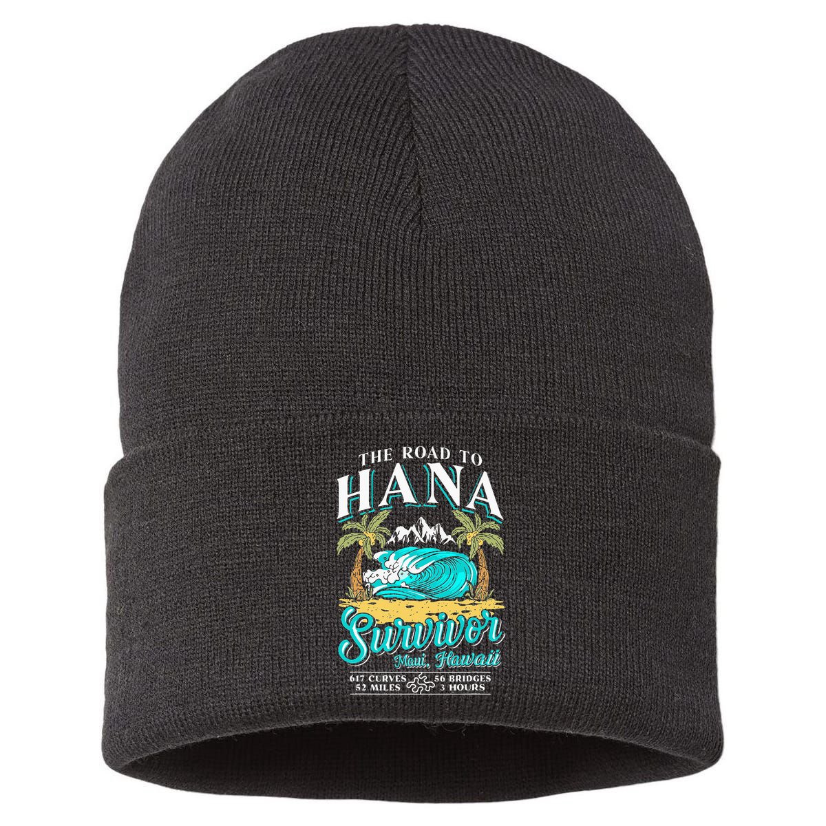 RJC Road to Hana Survivor Maui Hawaii Trip Adventure Sustainable Knit Beanie