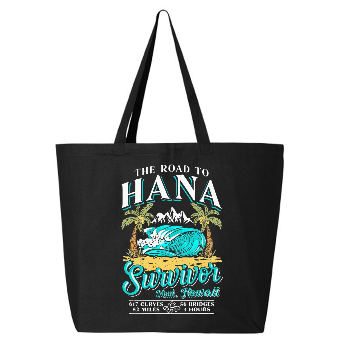 RJC Road to Hana Survivor Maui Hawaii Trip Adventure 25L Jumbo Tote