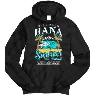 RJC Road to Hana Survivor Maui Hawaii Trip Adventure Tie Dye Hoodie