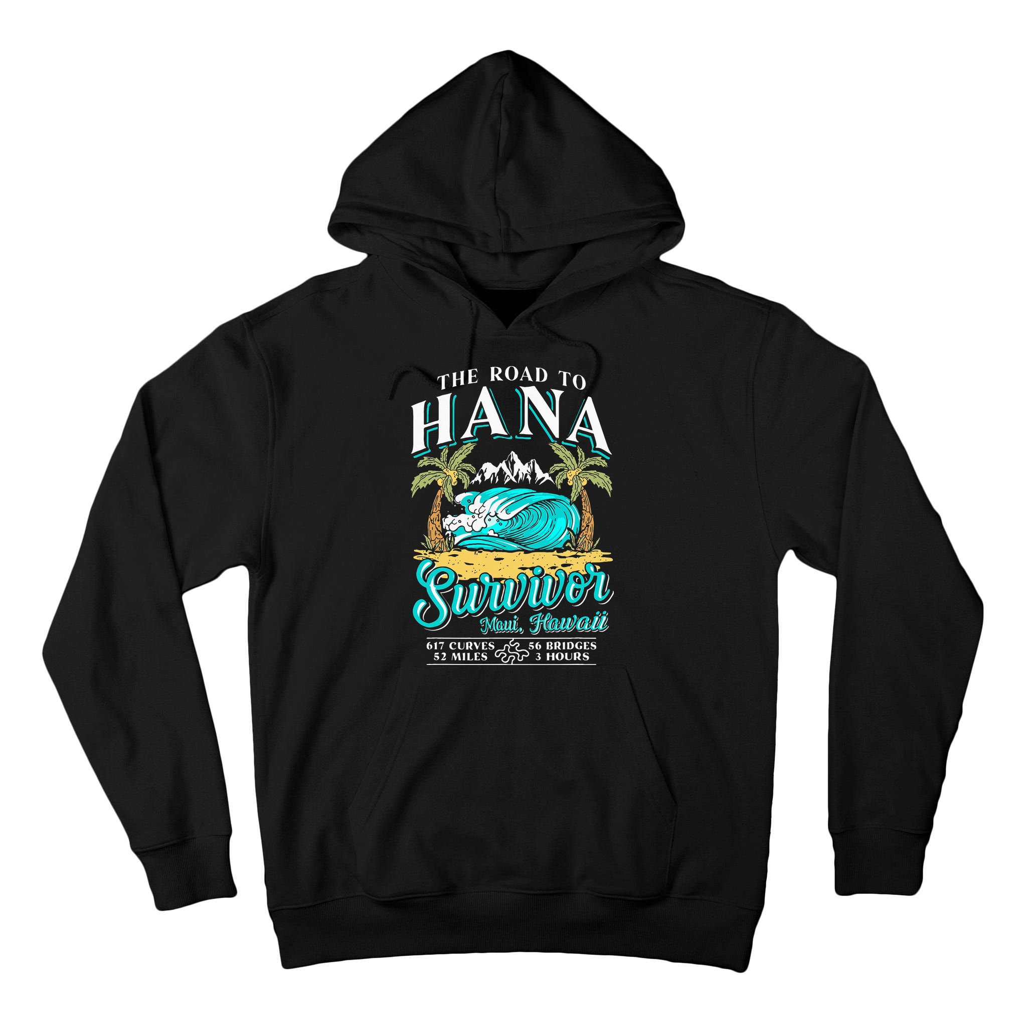 RJC Road to Hana Survivor Maui Hawaii Trip Adventure Tall Hoodie