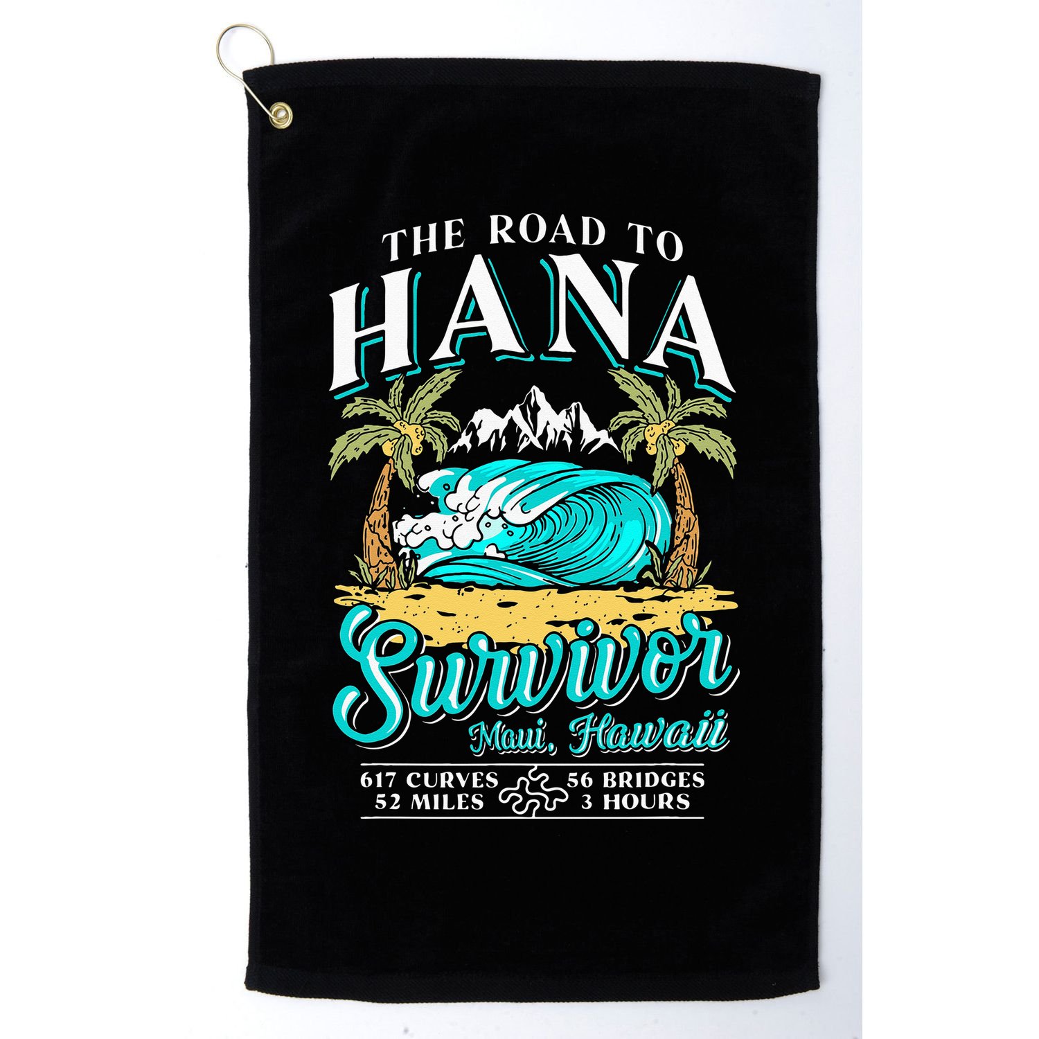 RJC Road to Hana Survivor Maui Hawaii Trip Adventure Golf Towel