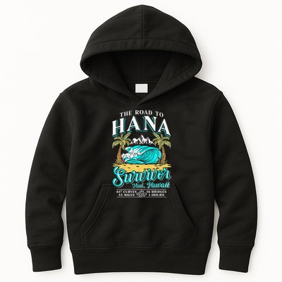 RJC Road to Hana Survivor Maui Hawaii Trip Adventure Kids Hoodie