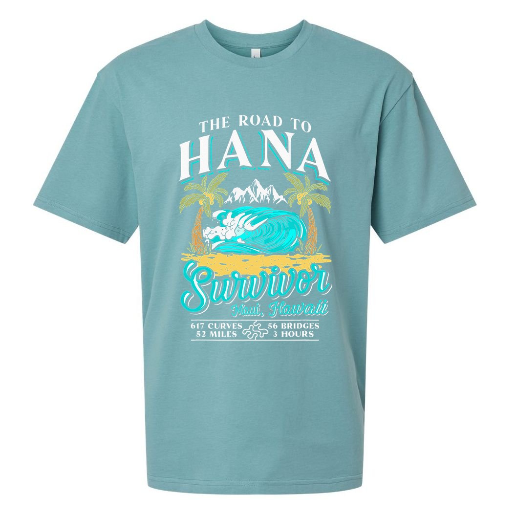RJC Road to Hana Survivor Maui Hawaii Trip Adventure Sueded Cloud Jersey T-Shirt
