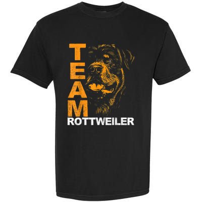 Rottweiler Rottie Team Love Dog Owners Garment-Dyed Heavyweight T-Shirt