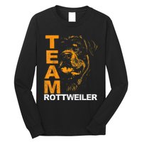 Rottweiler Rottie Team Love Dog Owners Long Sleeve Shirt