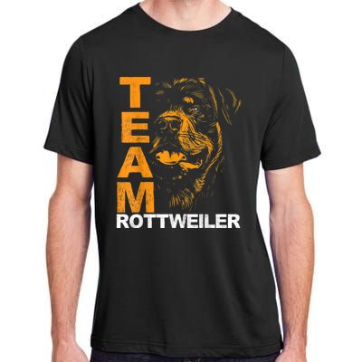 Rottweiler Rottie Team Love Dog Owners Adult ChromaSoft Performance T-Shirt