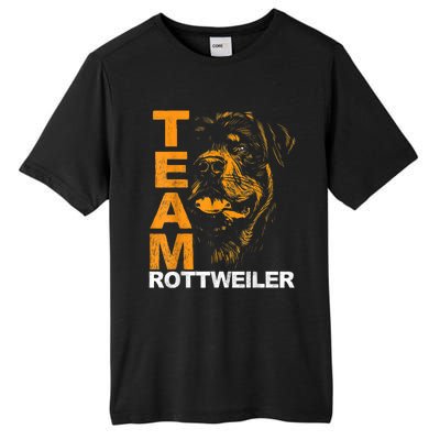 Rottweiler Rottie Team Love Dog Owners Tall Fusion ChromaSoft Performance T-Shirt