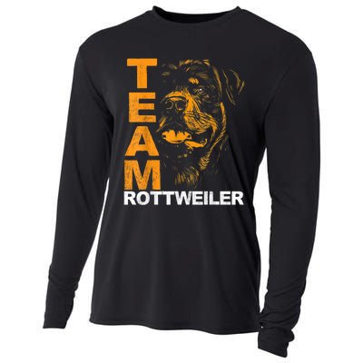 Rottweiler Rottie Team Love Dog Owners Cooling Performance Long Sleeve Crew