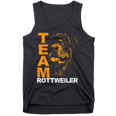 Rottweiler Rottie Team Love Dog Owners Tank Top