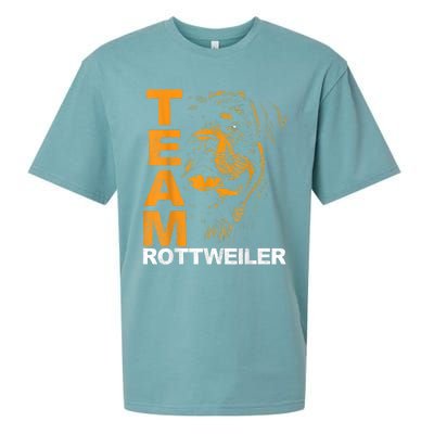 Rottweiler Rottie Team Love Dog Owners Sueded Cloud Jersey T-Shirt