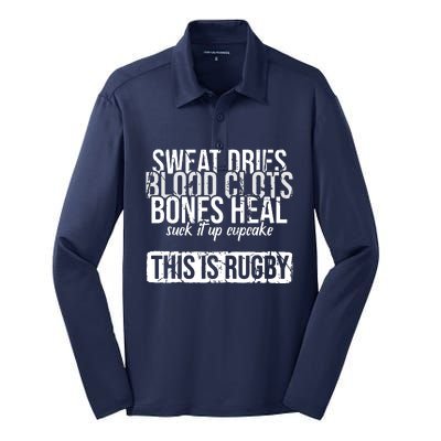 Rugby Silk Touch Performance Long Sleeve Polo