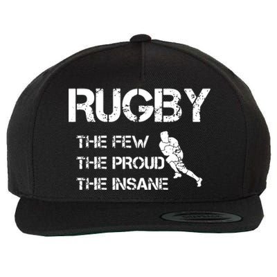 Rugby Wool Snapback Cap