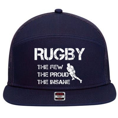 Rugby 7 Panel Mesh Trucker Snapback Hat