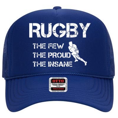 Rugby High Crown Mesh Back Trucker Hat