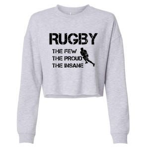 Rugby Cropped Pullover Crew