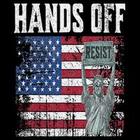 Resist Resistance USA Statue Of Liberty Hands Off Protest Poster