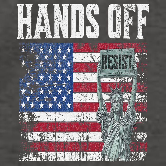 Resist Resistance USA Statue Of Liberty Hands Off Protest Vector Backpack