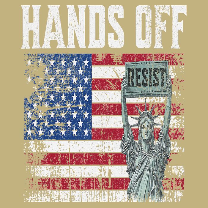 Resist Resistance USA Statue Of Liberty Hands Off Protest Cooling Performance Crew T-Shirt