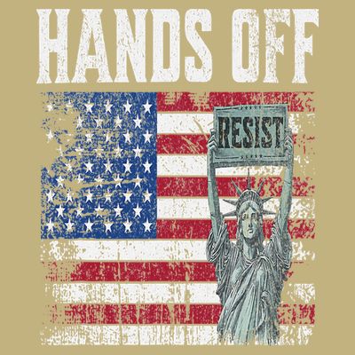 Resist Resistance USA Statue Of Liberty Hands Off Protest T-Shirt