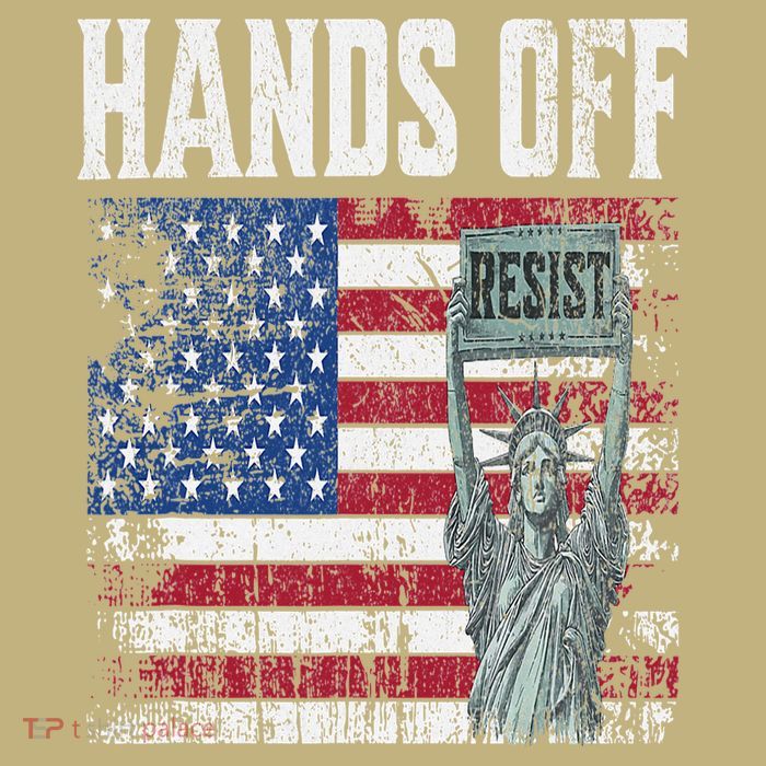 Resist Resistance USA Statue Of Liberty Hands Off Protest T-Shirt