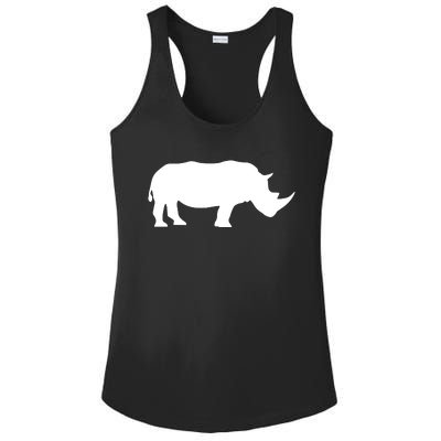 Rhinoceros Rhino Unicorn Wild Animal Lover Ladies PosiCharge Competitor Racerback Tank