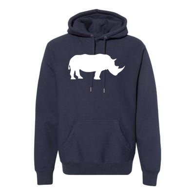 Rhinoceros Rhino Unicorn Wild Animal Lover Premium Hoodie