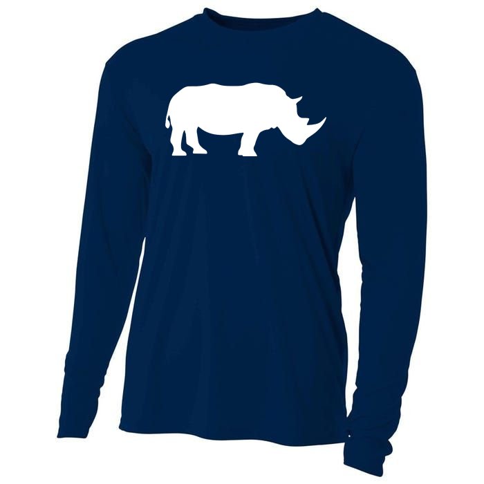 Rhinoceros Rhino Unicorn Wild Animal Lover Cooling Performance Long Sleeve Crew