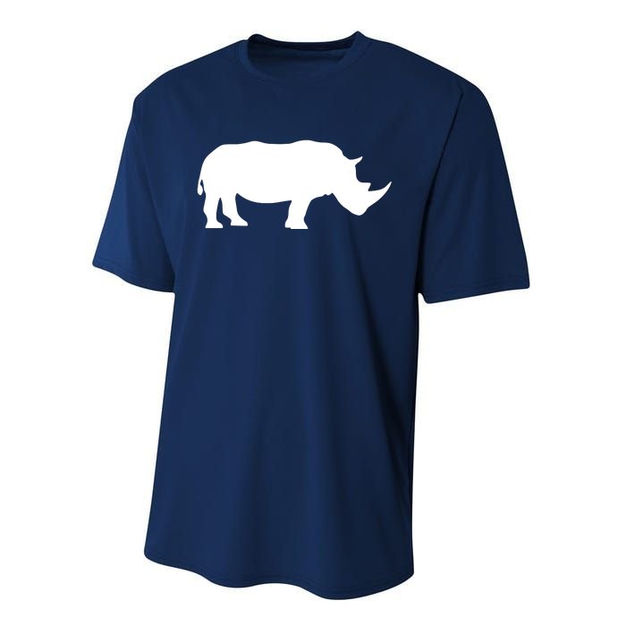 Rhinoceros Rhino Unicorn Wild Animal Lover Performance Sprint T-Shirt