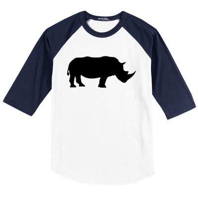 Rhinoceros Rhino Unicorn Wild Animal Lover Baseball Sleeve Shirt