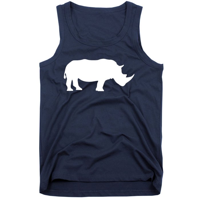 Rhinoceros Rhino Unicorn Wild Animal Lover Tank Top