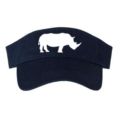 Rhinoceros Rhino Unicorn Wild Animal Lover Valucap Bio-Washed Visor