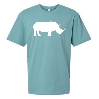 Rhinoceros Rhino Unicorn Wild Animal Lover Sueded Cloud Jersey T-Shirt