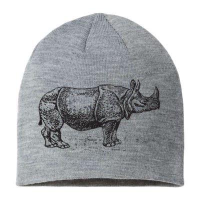 Rhinoceros Rhino Unicorn Wild Animal Lover Sustainable Beanie