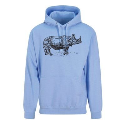 Rhinoceros Rhino Unicorn Wild Animal Lover Unisex Surf Hoodie