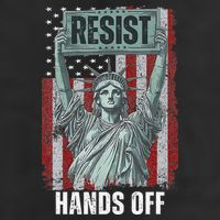 Resist Resistance USA Statue Of Liberty Hands Off Protest 11oz C Handle Ceramic Mug