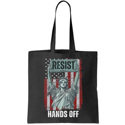 Resist Resistance USA Statue Of Liberty Hands Off Protest Bag