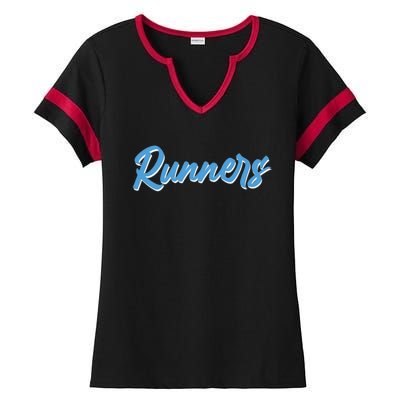 Runners Ladies Halftime Notch Neck Tee