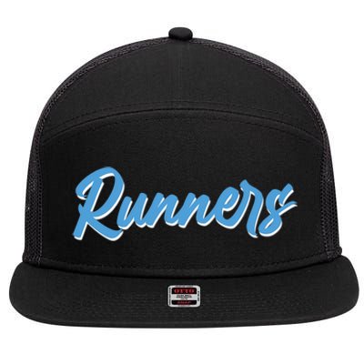 Runners 7 Panel Mesh Trucker Snapback Hat