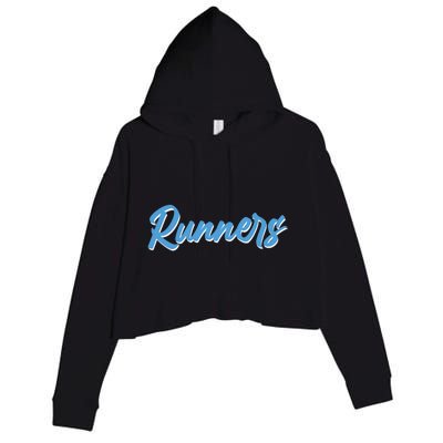 Runners Crop Fleece Hoodie