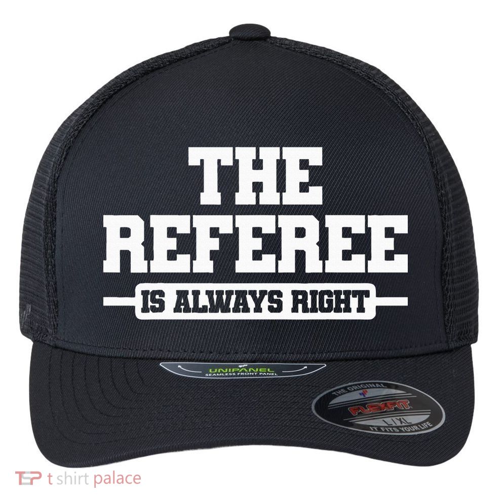 Referee Ref Umpire Flexfit Unipanel Trucker Cap