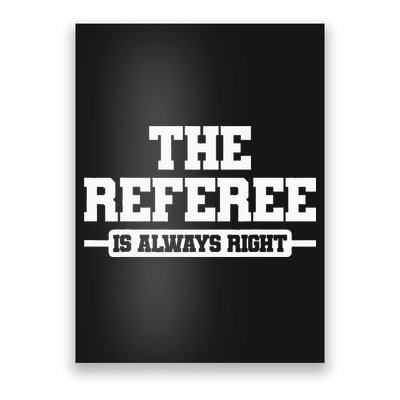 Referee Ref Umpire Poster