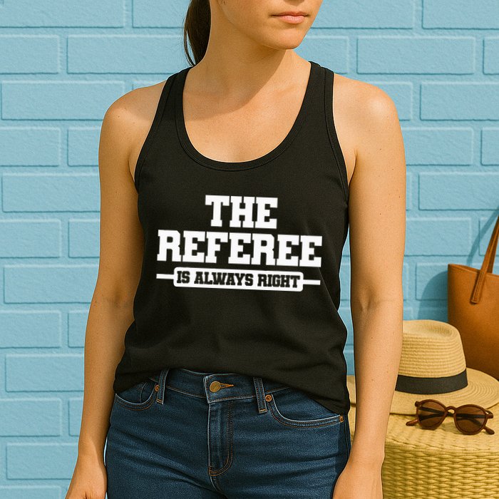 Referee Ref Umpire Womens Tank Top